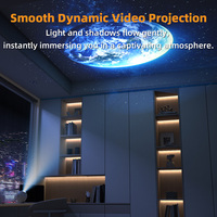 Projecteur d'étoiles 3D Galaxy moderne pour chambre à coucher, 100 thèmes, télécommande HD, veilleuse LED, décoration intérieure