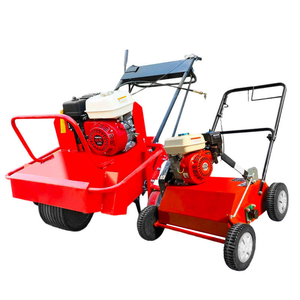Aérateur de pelouse à prise rouge, machine à aérer le sol, outil manuel à essence pour jardin - Product Image 6