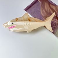 Nouvelle série océanique acide acétique clip niche design animal requin clip transfrontalier en gros cheveux accessoires queue de cheval clip