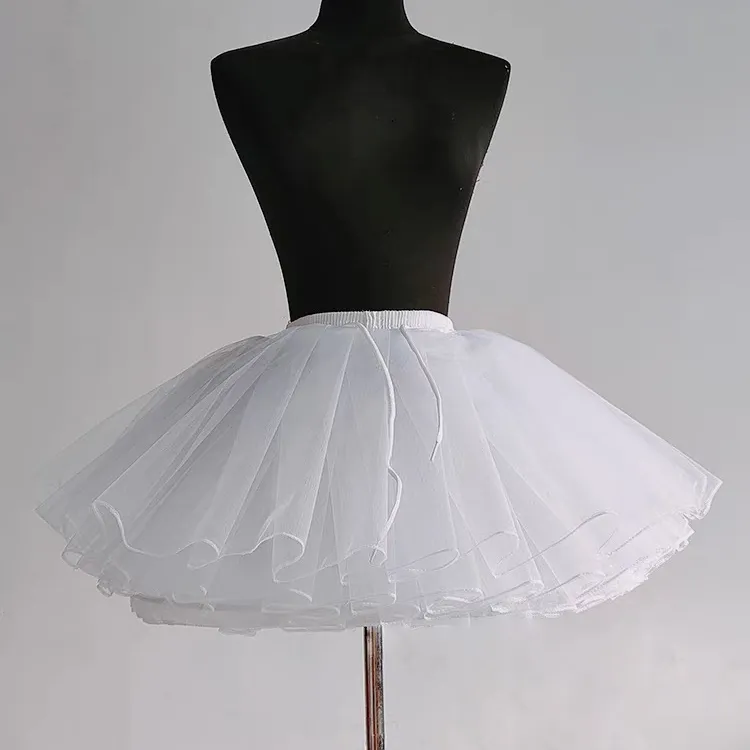 QUEENS GOWN Super flauschiger kurzer Petticoat für Kinder Kleid hochwertige Performance Kostüm Kleid Petticoat mit Knochen