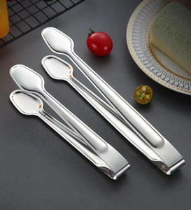 Pince alimentaire DFT21 7 et 9 pouces, plateau et outil de service pour glace, salade, fruits, légumes, pain, pinces à serviettes CN GUA - Product Image 5