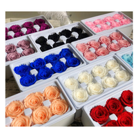 Groothandel verse bloemen, natuurlijke geconserveerde rozen voor Valentijnsdag cadeaus, bloemenbox