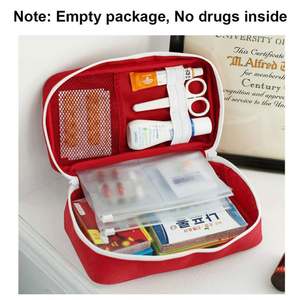 Botiquín de Primeros Auxilios Portátil Personalizado, Nuevo Diseño, Bolsa de Medicamentos para Viajes al Aire Libre, Organizador de Almacenamiento Hecho de Poliéster - Product Image 4