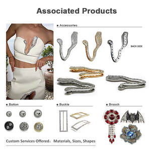 WDP-002 argent fait à la main broderie mariée Keering robe de mariée accessoire cristal Patch strass <span class=keywords><strong>Applique</strong></span> - Product Image 5