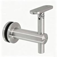 Accessoires de balustrade en verre : Spigots et supports en acier inoxydable pour main courante d'escalier