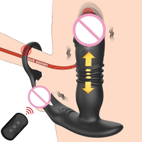 Contrôleur APP 2 Anneaux Rechargeable USB 10 Vitesses Télécommande Vibrateur Point G Propulseur Prostate Massager Anal