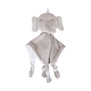 Cobertor de Segurança Personalizado de Pelúcia em Forma de Elefante Cinza, Cobertor Macio para Bebês com Cabeça de <span class=keywords><strong>Animal</strong></span> para Crianças - Product Image 3