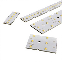 Module de carte de circuit imprimé en aluminium LED, panneau lumineux LED à CRI élevé, source de lumière linéaire personnalisée pour l'éclairage commercial