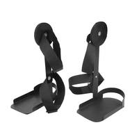 1 paire d'attelles souples universelles et pédales avec protection de la cheville pour pédale d'exercice motorisée Application du pied