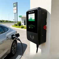 Estación de Carga para Vehículos Eléctricos Jinghu para Exteriores, 7-22kW, Tipo 2, Enchufe de Pared, Plataforma OCPP Lista para Usar, Resistente a la Intemperie IP54, TA-AC-P-P