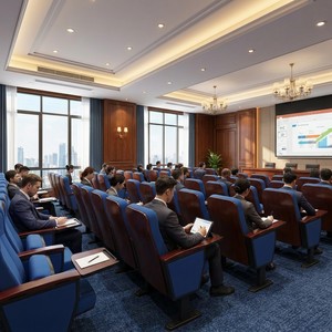 Chaises de théâtre modernes en tissu mousse haute densité avec tablette d'écriture pour salles de formation scolaires et hospitalières - Product Image 5