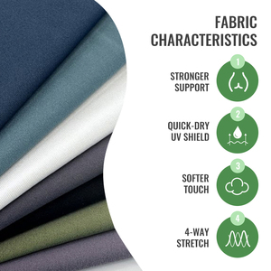 Tissu de yoga en nylon et élasthanne haute performance UPF50+ anti-UV, extensible, pour la production de vêtements d'extérieur - Product Image 4