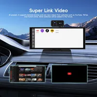 Kamera Dasbor Pintar 3 Kanal untuk Mobil dengan Speaker Terintegrasi, Layar Sentuh 11,4 Inci, Super Link Carplay, Kamera DVR Kendaraan 4K+1080P+1080P