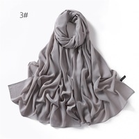 Hijab en Chiffon Satin Bullé de Haute Qualité, Foulard Long Imprimé Musulman pour Femme, Carré avec Logo Personnalisé