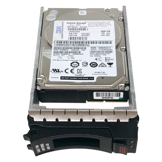74Y7438 USED IBM 74Y7438 - 600GB 10K SAS SFF-1 HDD (AIX)
