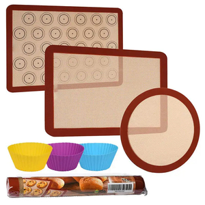 แผ่นรองอบมาการองซิลิโคนขนาด 42*29.5 ซม. พร้อมจำหน่าย มีสินค้าพร้อมส่ง - Product Image 3