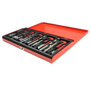 AUTOTOP, juego completo portátil multifuncional, 131 Uds., Kit de inserción de rosca, herramientas de reparación de tornillos y roscas - Product Image 4