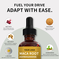 Extrait de Maca, Ashwagandha et Graines de Fenugrec pour la Santé Cardiaque – Antioxydant, Sans Gluten, Liquide Oral – Approvisionnement Direct Usine