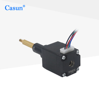 Motor Langkah Linear Captive 20mm NEMA 8 Micro Tr3.5x1 Motor Stepper Mini Hibrida Berbadan Berongga Aktuator Linear