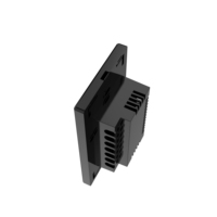 Interrupteur mural tactile intelligent RF433 à 1, 2 ou 3 boutons pour éclairage domestique, panneau en verre trempé, sans WiFi nécessaire - Vente en gros aux États-Unis