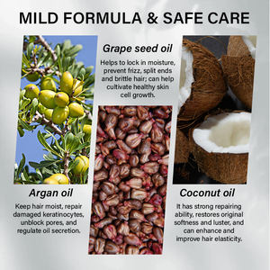 Keraliss Coconut Organic, Líquido Estilizador Personalizado de Lujo Sin Peróxido, Marca Privada, Brillante, Unisex, Ricos en Fibras, Mini, Extra Rizado - Product Image 4