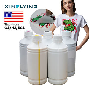 Tintas de Transferencia de Pigmentos a Base de Solvente para Impresión Digital de 5 Colores CMYK+W, Precio Económico, Botella de 1000 ml, Venta al por Mayor - Product Image 1