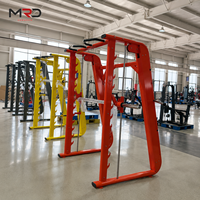 Máquina Smith, Rack de Sentadillas, Rack de Pesas, Estación de Dominadas, Almacenamiento de Pesas, Equipo de Entrenamiento de Fuerza para Gimnasio en Casa