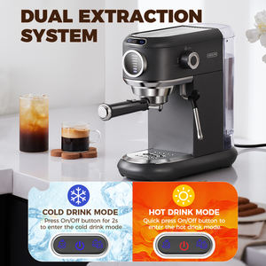 CAFELFFE 2-IN-1 <span class=keywords><strong>ESE</strong></span> Pod Café Poudre Offre Spéciale Semi-Automatique Machine Espresso pour Ménage Garage RV Utilisation Bar Expresso Électrique - Product Image 3