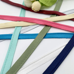 10mm haute qualité Polyester Satin biais passepoil <span class=keywords><strong>cordon</strong></span> 100% Polyester bord bande pour vêtements sacs chaussures Textiles de maison - Product Image 5