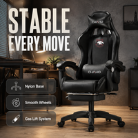 Chaise de jeu en cuir AOR au design industriel, inclinable, ergonomique pour la maison, le bureau, les cybercafés, vente en gros en usine