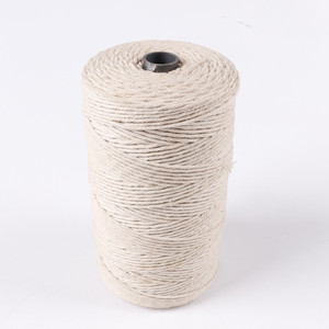 저렴한 가격 하이 퀄리티 100% 천연 면 섬유 소프트 1mm 2mm 화이트 요리 끈 코드 유기농 트위스트 면 꼬기 <span class=keywords><strong>BEST</strong></span> - Product Image 2
