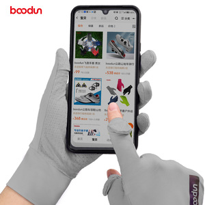 Baodun Riding <b>Gloves</b> Black Breathable <b>Touchscreen</b> UV Protection For Cycling Outdoor Sports - Product Image 4