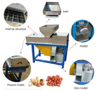 Produit le plus vendu Machine à peler pour cacahuètes grillées, arachides, noisettes, noix de cajou, équipement de pelage, machine à écraser le cacao