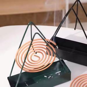Creative Holder Iron Art Ash Tray Triangle <b>Mosquito</b> <b>Coil</b> Incense Burner - Product Image 3