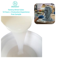 Caoutchouc de silicone liquide RTV2 Hanast Tin Cure pour la fabrication de moules en plâtre, résine et gypse - Résistance aux hautes températures 10-35 Shore