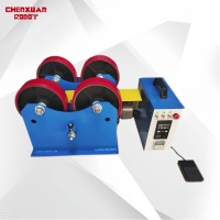 Support de Rouleau de Soudage Compact Auto-ajustable, Résistant à la Corrosion, Poli, avec Grande Poulie, Capacité 1 à 3 Tonnes
