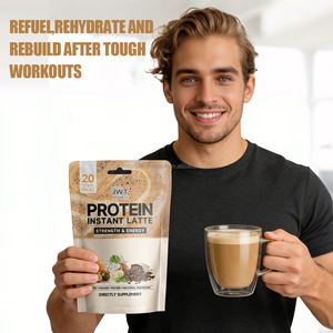 Polvere di Proteine Vegetali e Superfood OEM ad Alto Contenuto Proteico, Bevanda al Latte di Cocco con Adattogeni e Funghi - Product Image 6