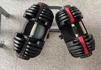 Ensembles d'haltères réglables 10-50kg Options multi-poids haltères pondérés avec poignée en nylon antidérapante