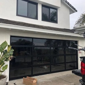 Abierto temporal cualquier <span class=keywords><strong>Stanley</strong></span> Clopay superposición magnética Doble puerta de garaje Slay Door Lay vinilo envoltura al aire libre Uv puerta de garaje inteligente - Product Image 6