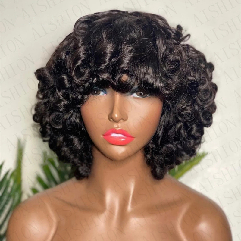 Machine No Lace Wig