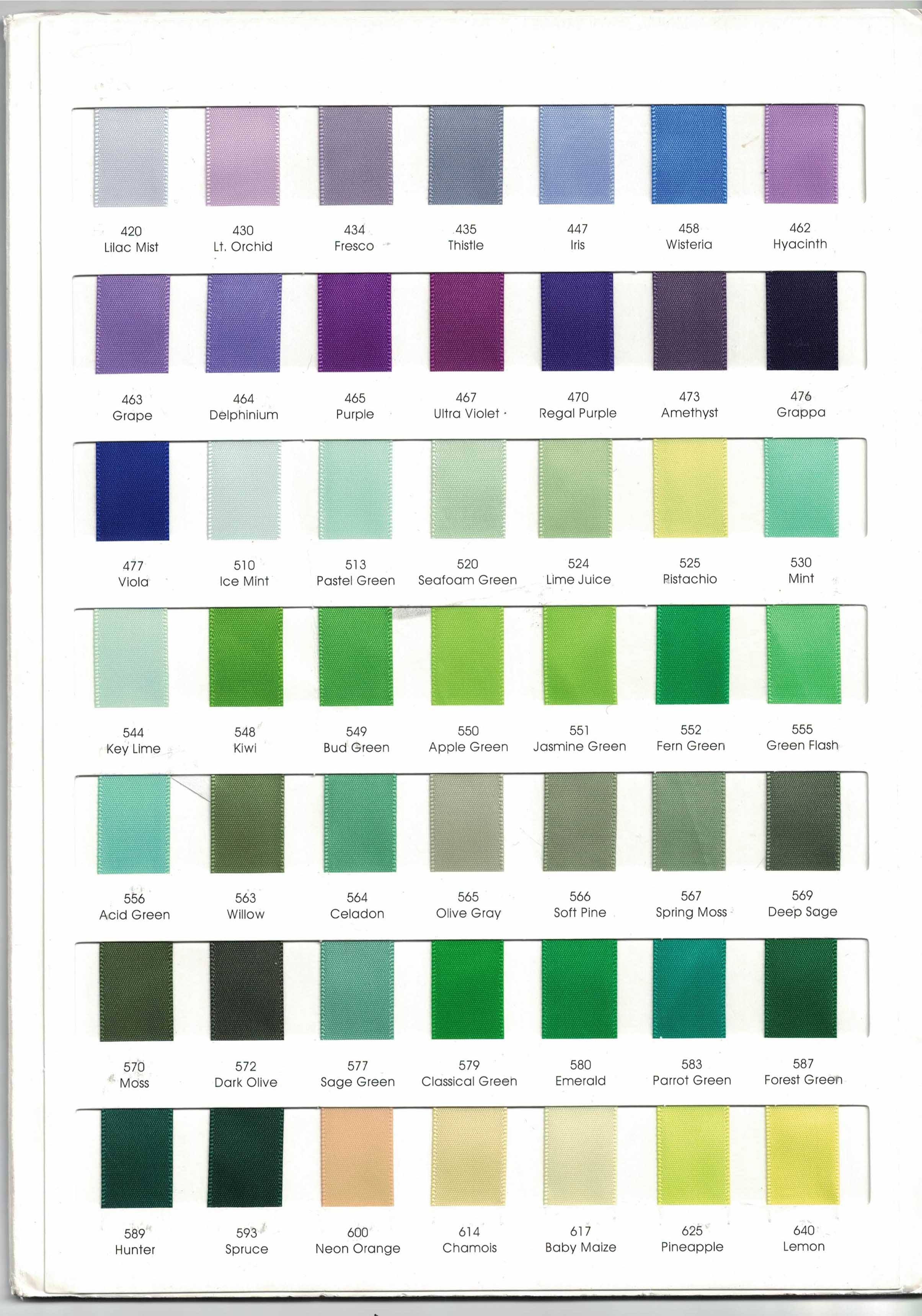 196 Stock Colors