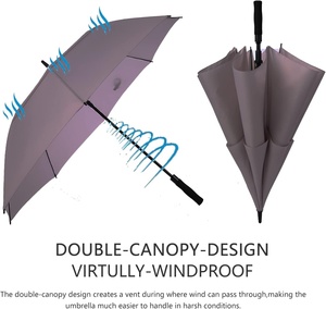 Bán buôn 30 inch lớn Windproof logo in lớn sang trọng quảng cáo mang nhãn hiệu tùy chỉnh Golf sáng tạo ô - Product Image 3