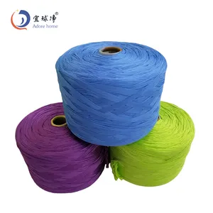 Microfiber Twisted Mop Yarn 100% Polyester Blended Yarn For Mop Producing
