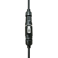 Connecteur Circulaire Métallique Multi-Pins IP68 avec Câble, Montage sur Panneau, Système de Capteur Industriel, Fabrication OEM