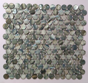 Sang Trọng Chất Lượng Cao Thiết Kế Mẹ Của Ngọc Trai Tự Nhiên Vỏ Màu Xanh Khảm Gạch Cho Tường Nhà Bếp - Product Image 2