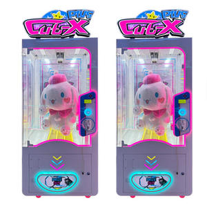 Machine à griffes électrique commerciale pour la capture de grandes poupées, transparente, pour centres commerciaux et salles de jeux - Product Image 1