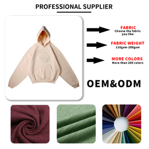 Sudadera con capucha de peso pesado de Venta caliente logotipo personalizado 3D en relieve pantalla impresión capucha sudadera sudaderas con capucha para hombres - Product Image 5