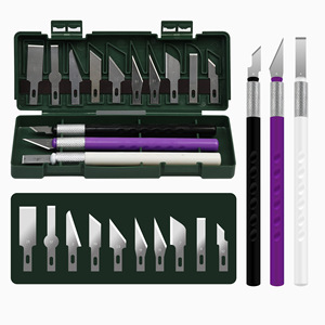 Custom aluminum alloy carving knife set for DIY mobile phone <b>screen</b> <b>protector</b> application, craft knife, <b>paper</b> cutting, wooden - Product Image 3