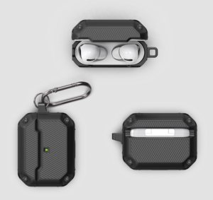 Estuche para auriculares de clase alta para Airpods <span class=keywords><strong>Pro</strong></span> BT Estuche para auriculares para Airpods <span class=keywords><strong>Pro</strong></span> Estuche con diseño de fibra de carbono para airpods 4 - Product Image 2