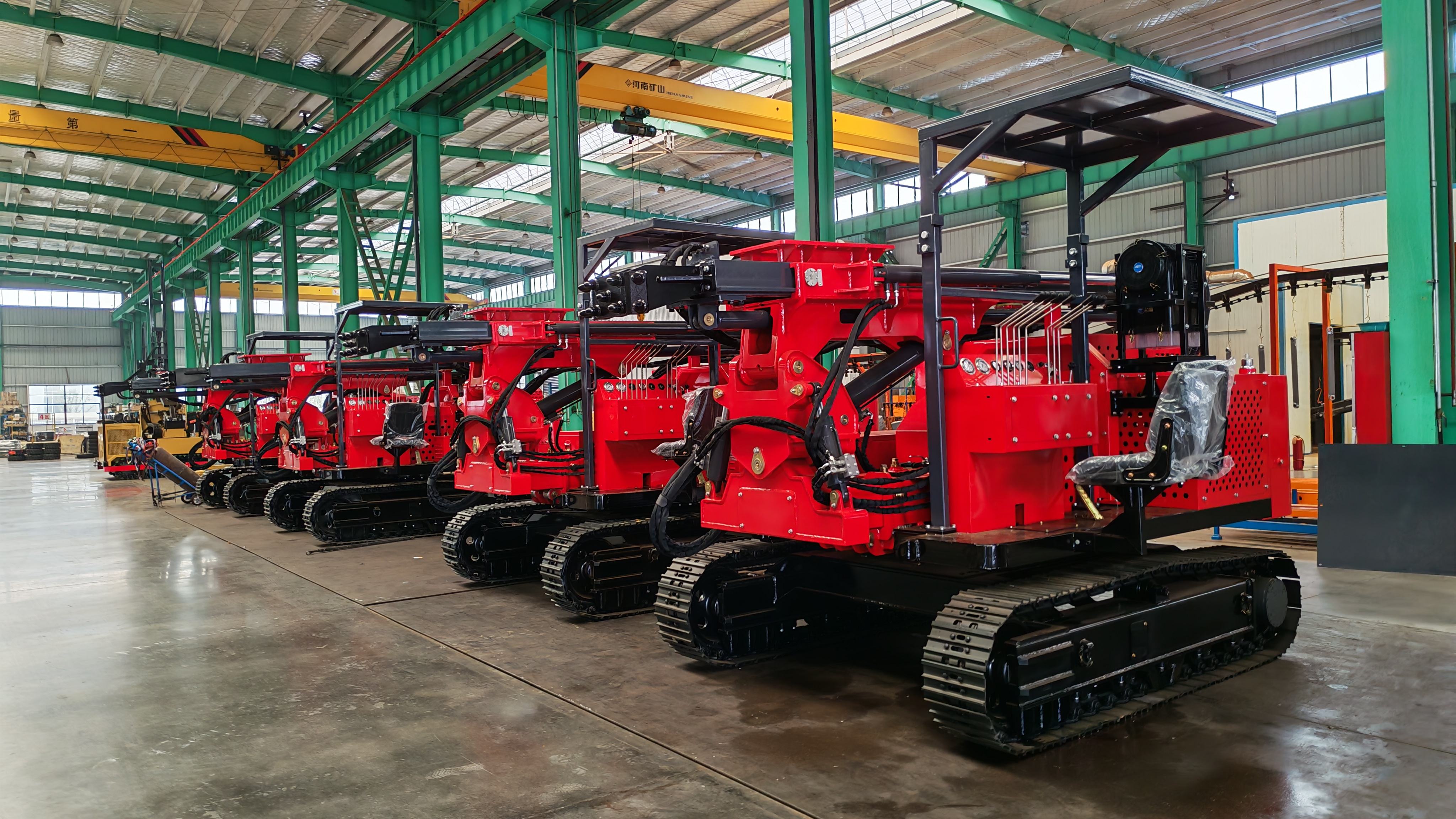 fencing post installation machine tractor